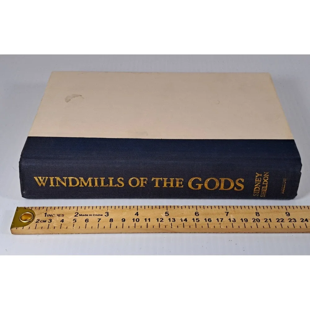 Windmills of the Gods Sidney Sheldon 1987 First Edition Hardcover Thriller Book